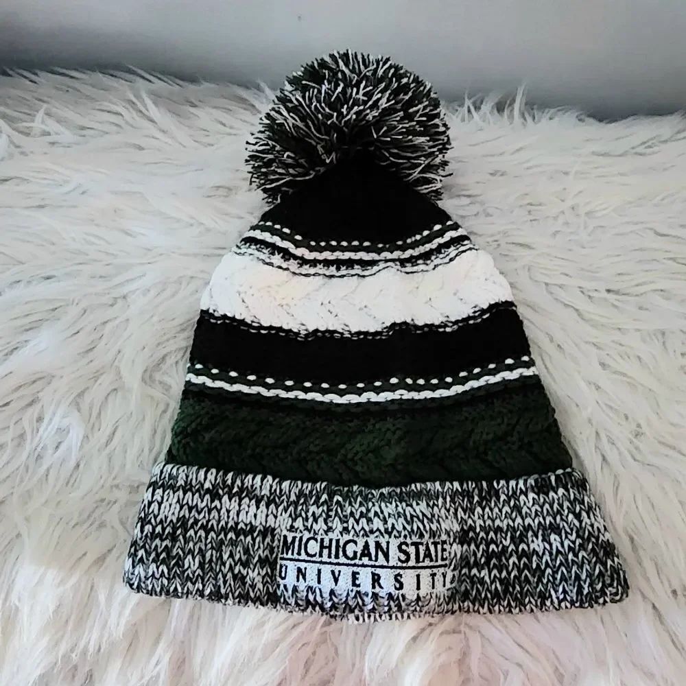 Sport Tek Michigan State University toboggan  winter hat